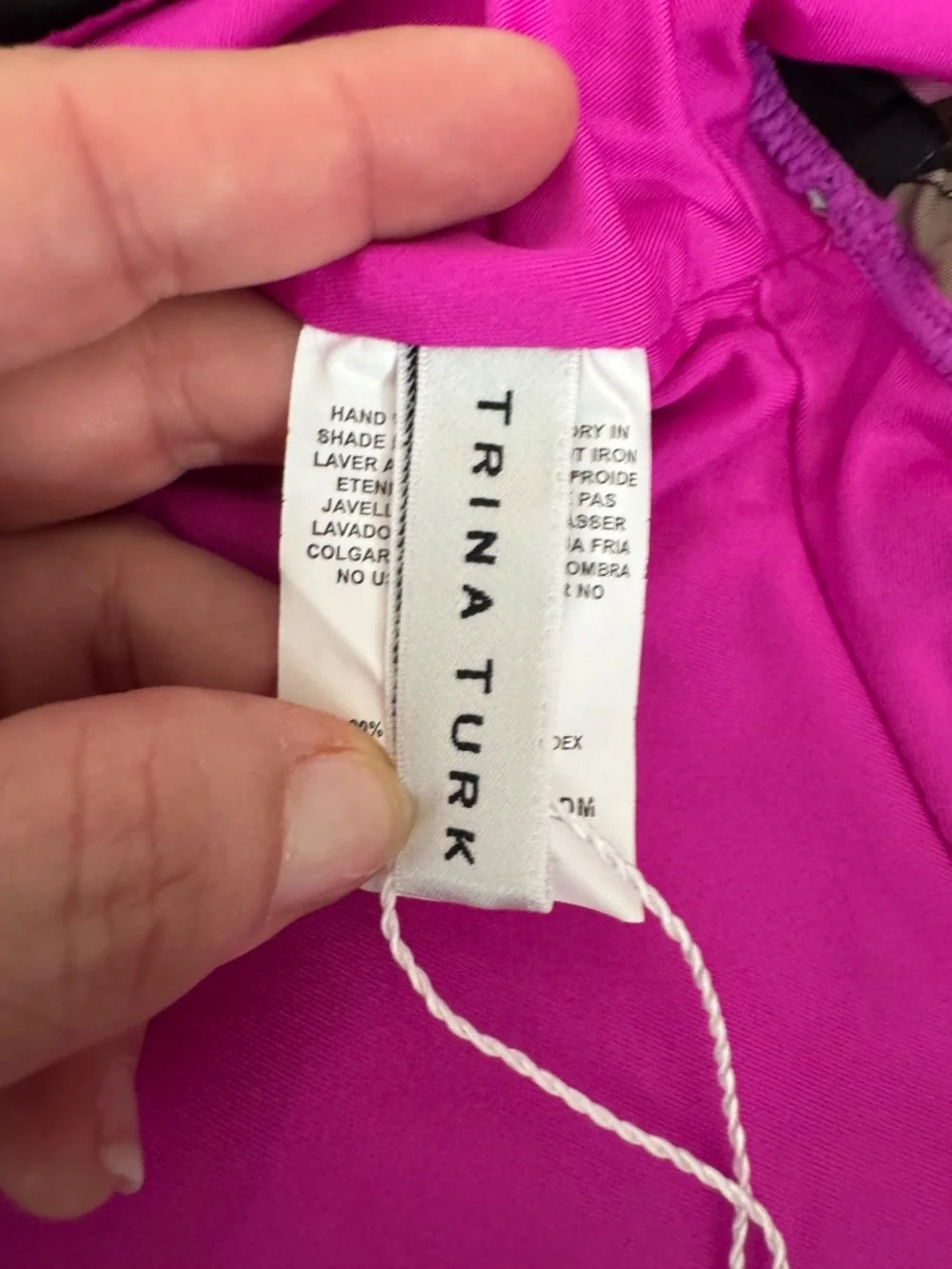 NWT Trina Turk Lynx Gemini Off Shoulder‎ One Piece Swimsuit Size 10 7
